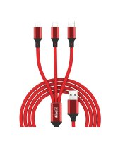  iLike Charging Cable 3 in 1 CCI02 Red 