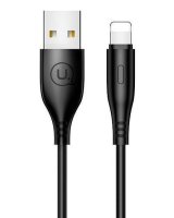  USAMS Apple Lightning 2A Charge 1m Cable Black 