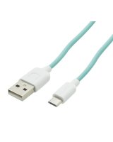  USAMS US-SJ098 USB A to Micro USB Charging Cable 1M Cyan 