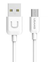  USAMS US-SJ098 U-Turn Durable TPE Universal Micro USB to USB Data & Fast 2A Charger Cable 1m White 