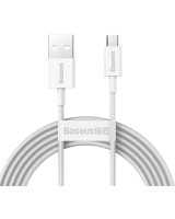  Baseus - Superior Fast Charging Data Cable MicroUSB 2m White 