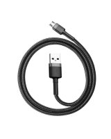  Baseus CABLE MICROUSB TO USB 1M/GRAY/BLACK CAMKLF-BG1 