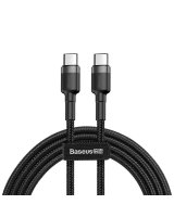  Baseus CABLE USB-C TO USB-C 2M/GRAY/BLACK CATKLF-HG1 