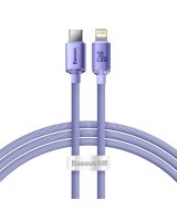  Baseus CABLE LIGHTNING TO USB-C 1.2M/PURPLE CAJY000205 