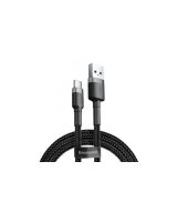  Baseus CABLE USB TO USB-C 2M/GRAY/BLACK CATKLF-CG1 