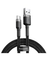  Baseus CABLE USB TO USB-C 3M/GRAY/BLACK CATKLF-UG1 
