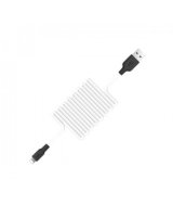  Hoco X21 Silicone iP charging cable Black White 