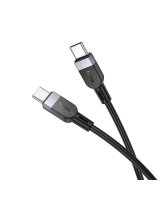  Hoco X109 Energy 60W silicone charging data cable C to C(L=1M) Black 