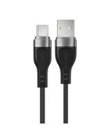  Acefast C11-04 USB-A - USB-C 3A Cable 1.2m Magnetic Braid Black 