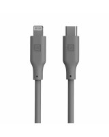  Evelatus USB C to Lightning Silicone Cable 1.2M (MFI10CL) 60W / 20V3A Grey 