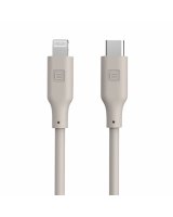  Evelatus USB C to Lightning Silicone Cable 1.2M (MFI10CL) 60W / 20V3A Warm Gray 