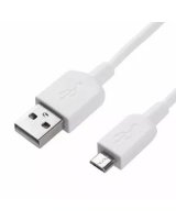  DCO Durable TPE Universal USB to USB-C (Type-C) Data&Fast 2.4A Charger Cable 1m White 