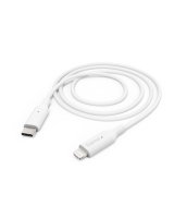  Hama Hama 00201598 Charging Cable, USB-C - Lightning 1m white 
