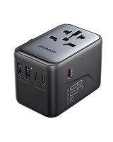  Joyroom Joyroom JR-TCW02 65W Travel Adapter Universal EU / US / JP / AU / UK / CN - Black 