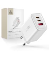  Tech-Protect Tech-Protect NCA65W-GAN 3-Port 65W Wall Charger - White 