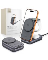  Tech-Protect Tech-Protect A53 3in1 MagSafe 25W QI2.2 Wireless Charger - Dark Gray 