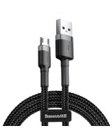  Baseus Baseus Cafule Cable CAMKLF-AG1 USB-A / micro USB 2.4A 0.5 m - black-gray 
