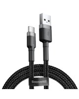  Baseus Baseus Cafule USB-A / USB-C QC 3.0 3A cable 0.5 m - black-gray 