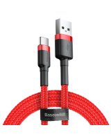  Baseus Baseus Cafule USB-A / USB-C QC 3.0 3A cable 1 m - red 