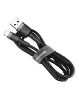  Baseus Baseus Cafule USB-A / Lightning 2.4A QC 3.0 cable 0.5 m - black-gray 