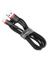  Baseus Baseus Cafule USB-A / Lightning 2.4A QC 3.0 cable 0.5 m - black and red 