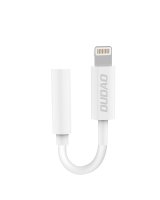  Dudao Dudao audio adapter headphone adapter from Lightning to 3.5 mm mini jack white (L16i white) 