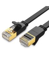  Ugreen Ugreen Flat Cable Internet Network Cable Ethernet Patchcord RJ45 Cat 7 STP LAN 10 Gbps 10m Black (NW106 11265) 