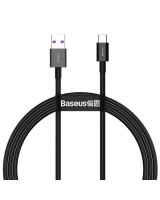  Baseus Baseus Superior USB - USB Typ C fast charging data cable 66 W (11 V / 6 A) Huawei SuperCharge SCP 1 m black (CATYS-01) 