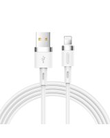  Joyroom Joyroom Liquid Silicone Data Cable N2 USB-A / Lightning 2.4A 1.2m - White 