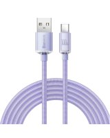  Baseus Baseus Crystal Shine Series cable USB cable for fast charging and data transfer USB Type A - USB Type C 100W 2m purple (CAJY000505) 