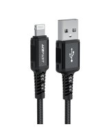  Acefast Acefast MFI USB - Lightning cable 1.8m, 2.4A black (C4-02 A Black) 