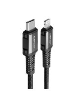  Acefast Acefast C1-01 Lightning - USB-C MFi PD cable 30W 3A 480Mb/s 1.2m - black 