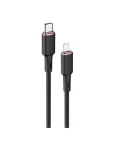  Acefast Acefast cable MFI USB Type C - Lightning 1.2m, 30W, 3A black (C2-01 black) 