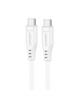  Acefast Acefast C3-03 USB-C - USB-C PD QC cable 60W 3A 480Mb/s 1.2m - white 