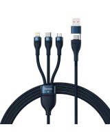  Baseus Baseus Flash Series II cable USB Type C / USB Type A - USB Type C / Lightning / micro USB 100 W 1.2 m blue (CASS030103) 