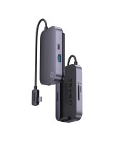  Baseus Baseus PadJoy universal 6in1 USB-C USB-C HUB for tablet / smartphone - dark gray 