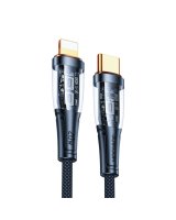  Joyroom Joyroom Star-Cloud Series A3 USB-C / Lightning Cable 20W 1.2m with Smart Switch - Black 