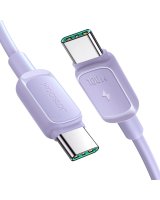  Joyroom Joyroom Multi-Color Series A14 USB-C / USB-C 100W Cable 1.2m - Purple 