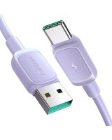  Joyroom Joyroom Multi-Color Series A14 USB-A / USB-C 3A Cable 1.2m - Purple 