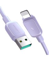  Joyroom Joyroom Multi-Color Series A14 Lightning / USB-A 2.4A 1.2 m cable - purple 