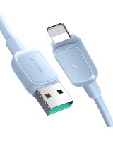  Joyroom Joyroom Multi-Color Series A14 Lightning / USB-A 2.4A 1.2 m cable - blue 