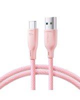  Joyroom Joyroom Multi-Color Series S-A34 USB-A / USB-C Cable 100W 1m - Pink 