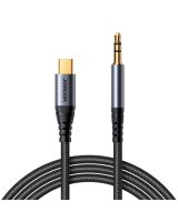  Joyroom Joyroom Audio Transfer Series SY-A07 Mini Jack 3.5mm/USB-C Cable 1.2m - Black 