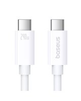  Baseus Baseus CB000066 USB-C - USB-C cable 240W PD 8K 60Hz 1m - white 