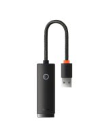  Baseus Baseus Lite Series adapter USB Type A - RJ45 LAN socket 100Mbps black (WKQX000001) 