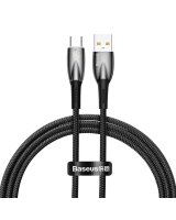  Baseus Baseus Glimmer Series Fast Charging Cable USB-A - USB-C 100W 480Mbps 1m Black 