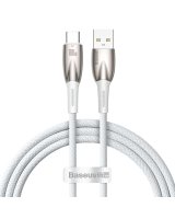  Baseus Baseus Glimmer Series fast charging cable USB-A - USB-C 100W 480Mbps 1m white 