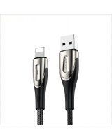  Joyroom Joyroom Sharp Series S-M411 USB-A / Lightning 3A Cable 1.2m with Charging Indicator - Black 