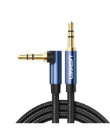  Ugreen Ugreen audio cable AUX angled minijack 3.5 mm 2m blue (AV112) 