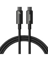  Baseus Cable USB C - USB C 480Mb/s 240W 3m Baseus Tungsten Gold CAWJ040101 - black 